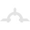 Ekena Millwork Ericson Architectural Grade PVC Gable Bracket, 72"W x 33"H x 2"D x 6"F, 11/12 Pitch GBP072X33X0206ERI00 - alternate 2